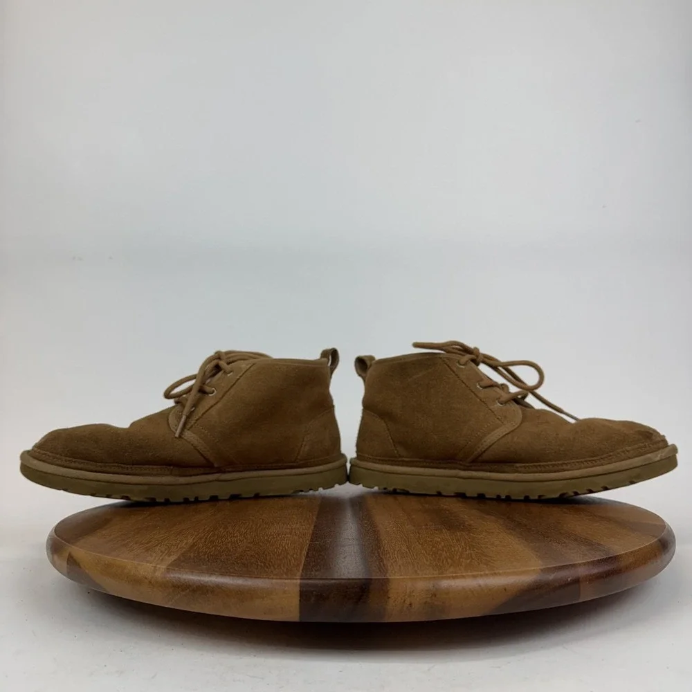 Mens Ugg Neumel Chesnut Suede Casual Comfort Lined Ankle Chukka‎ Boots Size 10 M